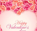 Pink Red Roses Vector Graphic
